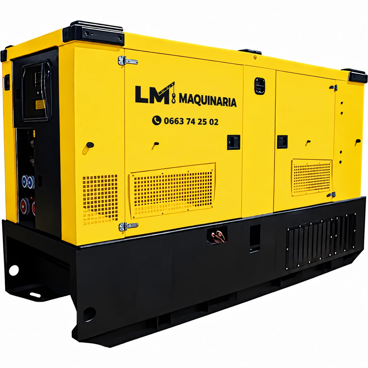 Groupe électrogène diesel 150 kVA , illustration de la gamme LM Maquinaria