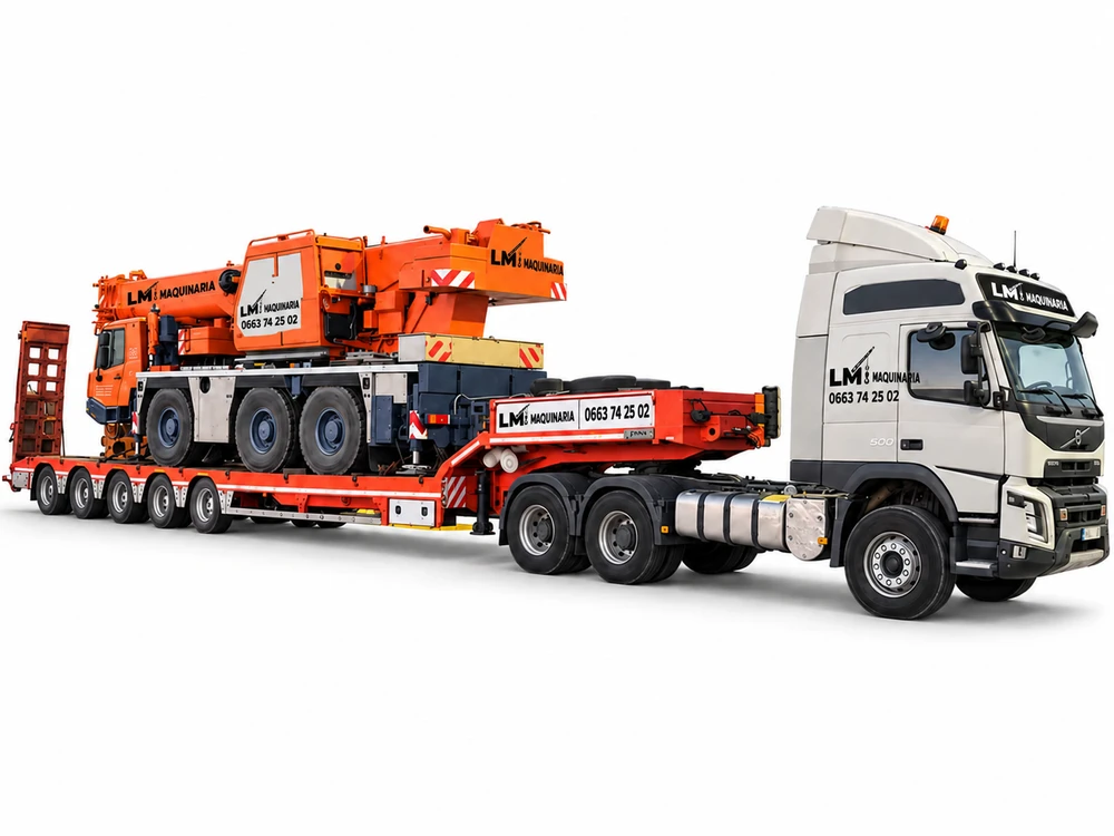 Grues et porte-char , LM Maquinaria